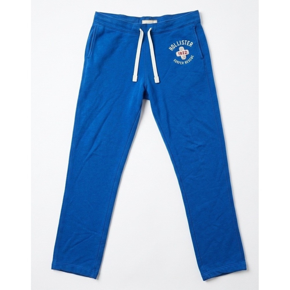 HTF VTG Y2K Hollister Surfer Rescue 1922 Embroidered Logo Sweatpants Size L